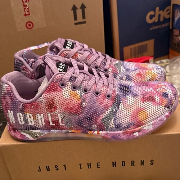 NOBULL Women's Purple Multicolor Sneakers- NWT Size 9 - Picture 2 of 4